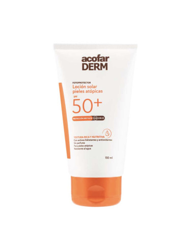 Acofarderm loción solar pieles atópicas spf 50+  150 ml