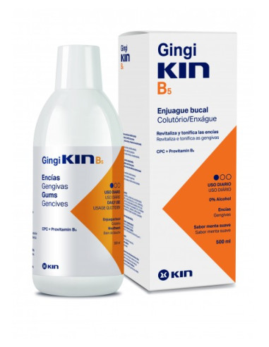 Gingi Kin B5 Enjuague Bucal 500ml.