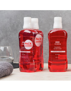 Colutorio Vivera anticaries 2x500ml Acofarma