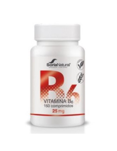 Vitamina B6 liberación sostenida 150 com Soria Natural