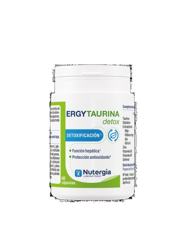 Ergytaurina detox 60 cápsulas Nutergia