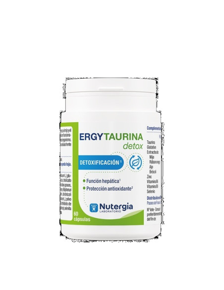 Ergytaurina detox 60 cápsulas Nutergia
