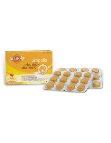 Pastillas Juanola Própolis con Miel, Zinc y Vitamina C