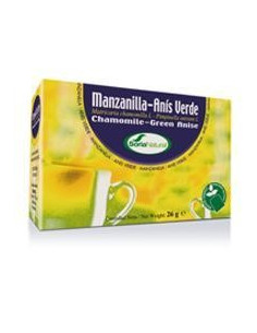 Manzanilla - Anís Verde 20 infusiones Soria Natural