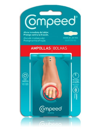 Compeed Ampollas Dedos del Pie 8 apósitos