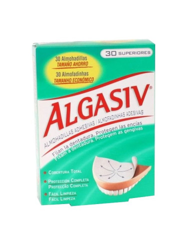 Algasiv 30 almohadillas adhesivas superiores