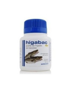 Higabac Aceite de Hígado de Bacalao 125 perlas Soria Natural