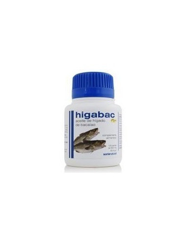 Higabac Aceite de Hígado de Bacalao 125 perlas Soria Natural