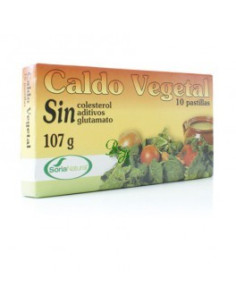 Caldo Vegetal 10 pastillas Soria Natural