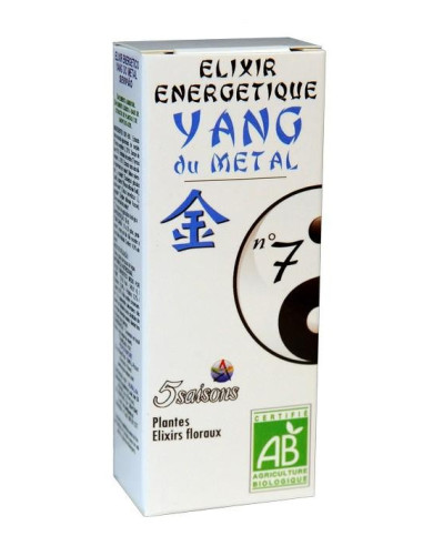 Elixir Nº7 Yang del Metal 50ml. 5 Saisons