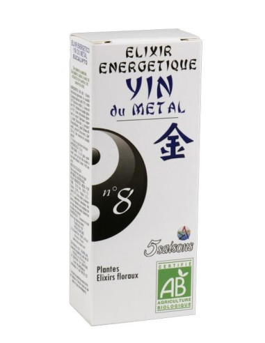 Elixir Nº8 Yin del Metal 50ml. 5 Saisons