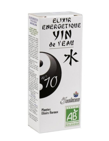 Elixir Nº10 Yin del Agua 50ml. 5 Saisons
