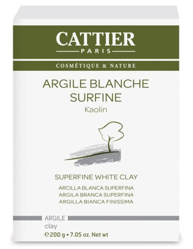 Arcilla Blanca Superfina 200g. Cattier