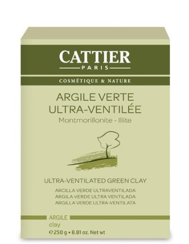 Arcilla Verde Ultraventilada 250g. Cattier