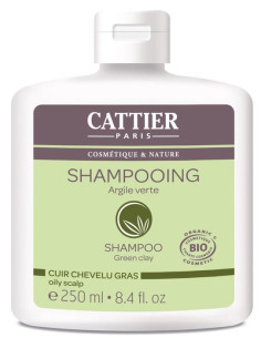Champú cabello graso con arcilla verde 250ml. Cattier