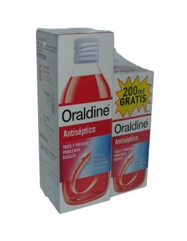 Oraldine Antiséptico 400+200ml.