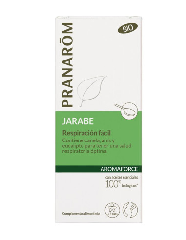 Aromaforce Jarabe Respiración fácil BIO 150ml. Pranarom