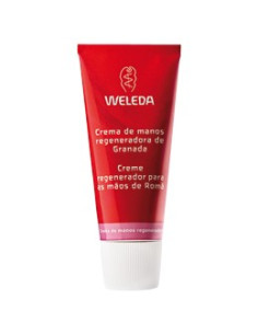 Crema de manos regeneradora de Granada Weleda 50ml.