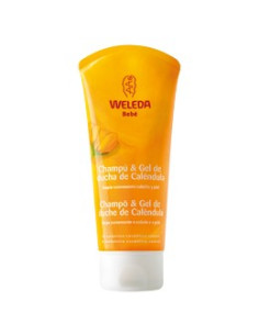 Champú & Gel de ducha de Caléndula Weleda 200ml.