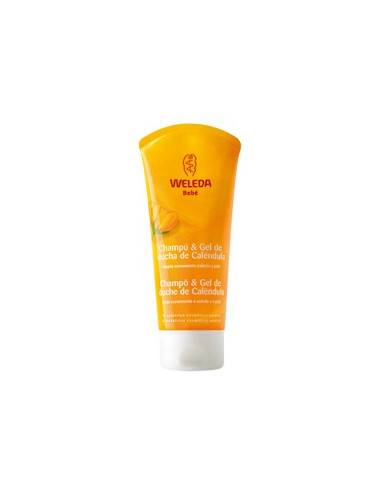 Champú & Gel de ducha de Caléndula Weleda 200ml.