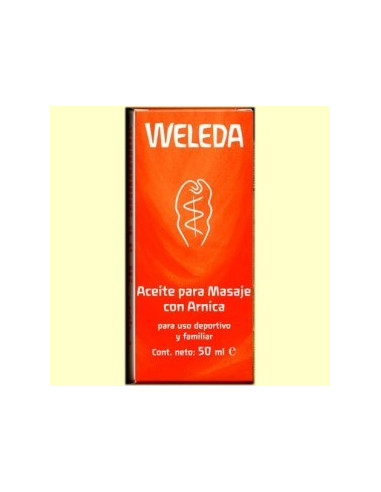 Aceite para masaje con Árnica Weleda 50ml