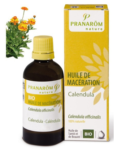 Aceite Vegetal de Maceración de Caléndula BIO 50ml.