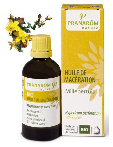 Aceite Vegetal de Maceración de Hipérico BIO 50ml.